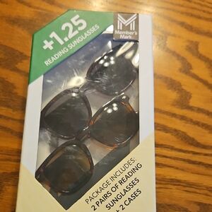 Stylish Tortoise Reading Sunglasses Set by Member's Mark